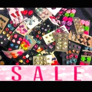 5 pairs of earrings mix lot
